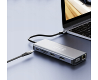 Zenwire Hub 12w1 USB-C 2xHDMI VGA USB 3.0 RJ-45 SD PD 87W - 1604637 - zdjęcie 3